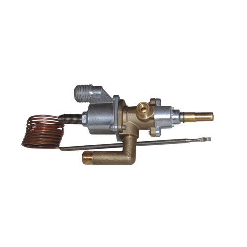 Gas oven temperature control valve